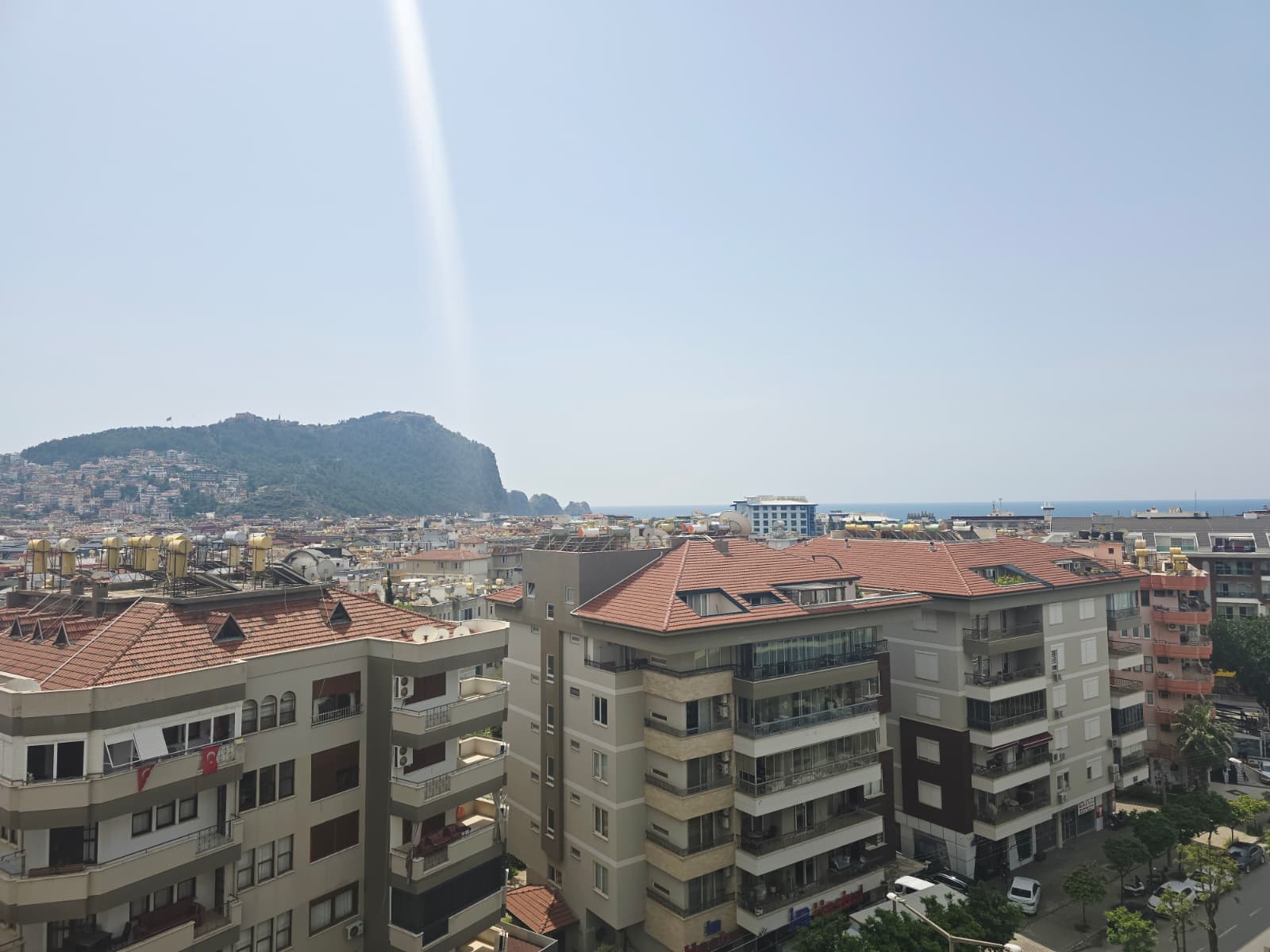 1+1 apartment in the center of Alanya, Cleopatra Beach area - views of the sea and the fortress