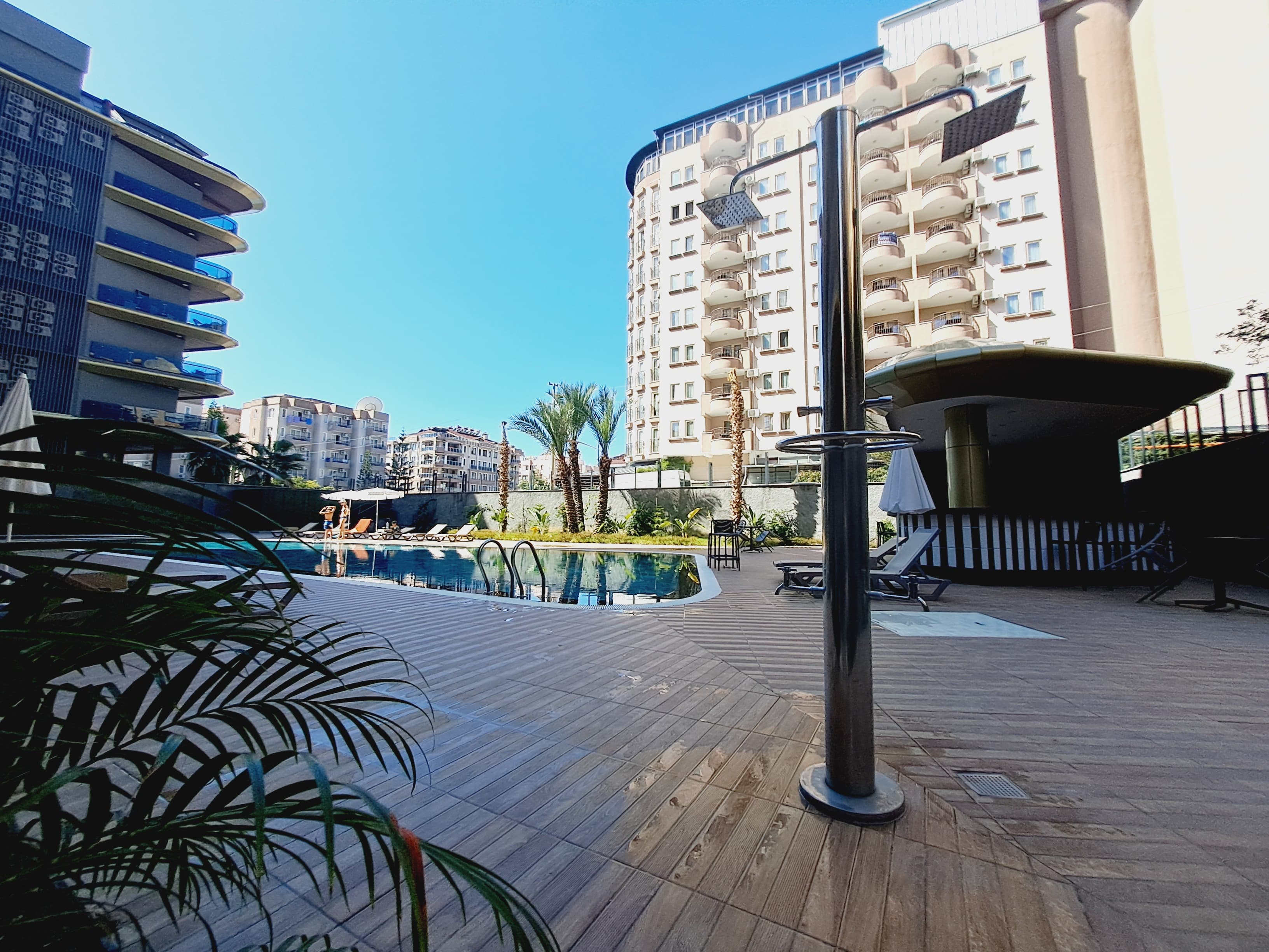 1+1 apartment in the center of Alanya, Cleopatra Beach area - views of the sea and the fortress