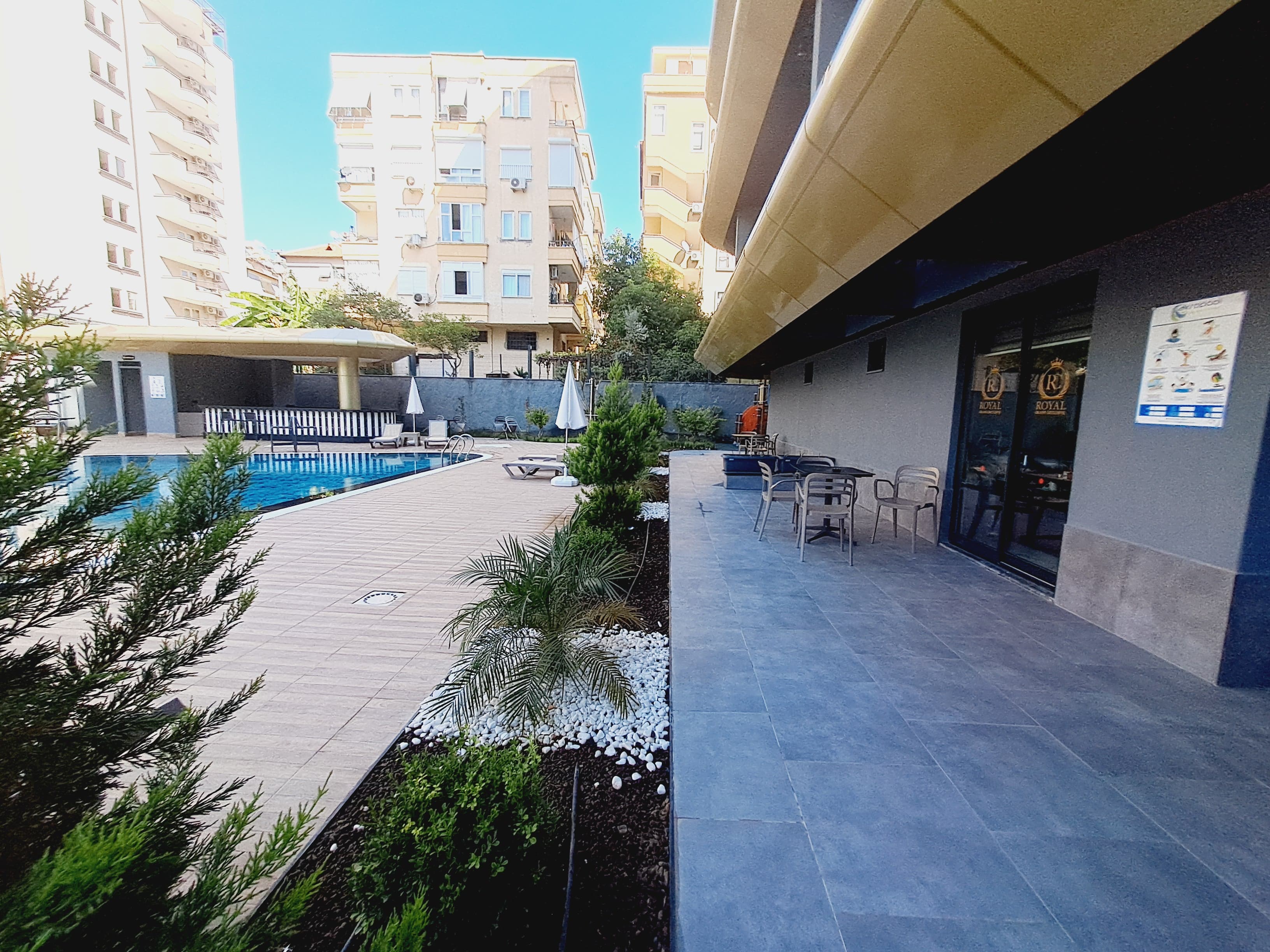1+1 apartment in the center of Alanya, Cleopatra Beach area - views of the sea and the fortress