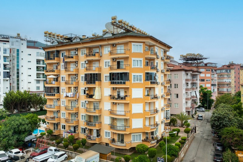 Квартира 2+1 100 м² в центре Алании – с новой мебелью, 800 м до пляжа Клеопатра