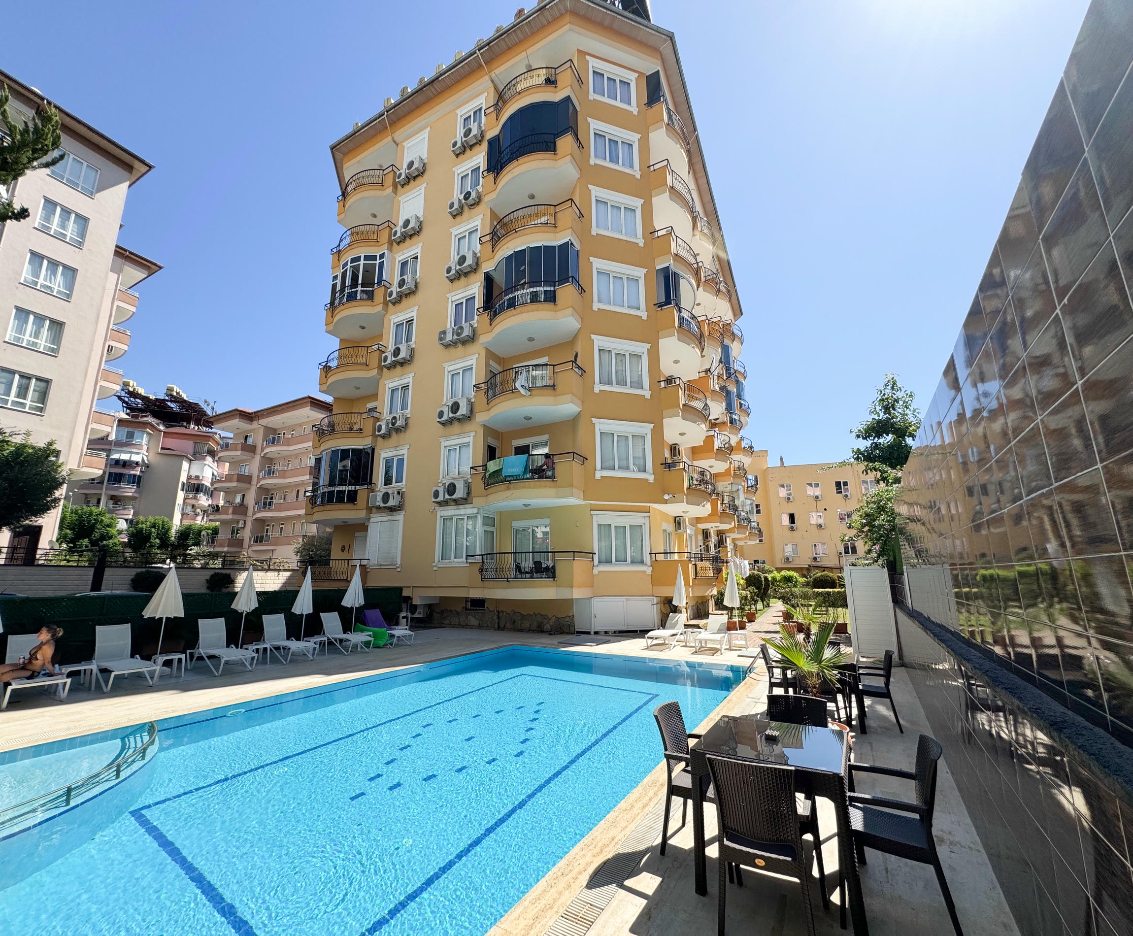 Квартира 2+1 100 м² в центре Алании – с новой мебелью, 800 м до пляжа Клеопатра