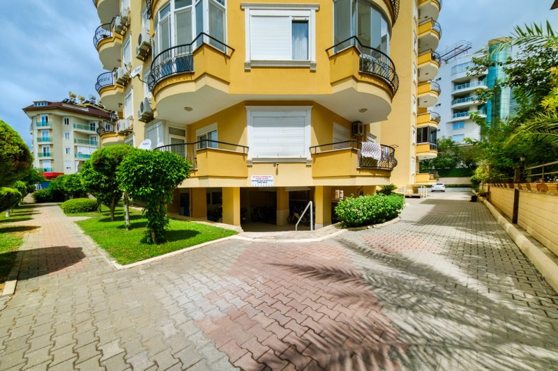 Квартира 2+1 100 м² в центре Алании – с новой мебелью, 800 м до пляжа Клеопатра