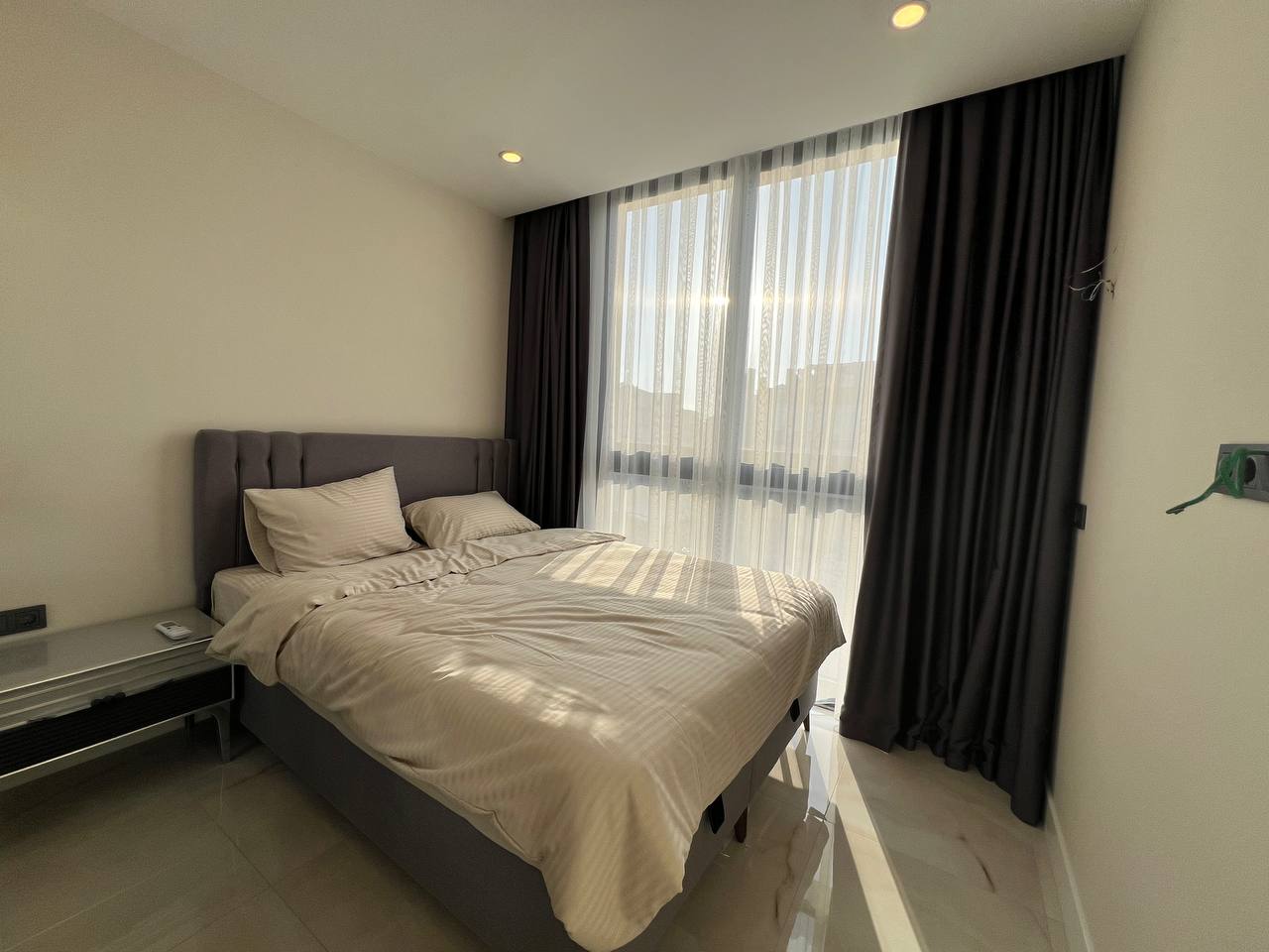 Alanya'nın merkezinde, Kleopatra Plajı bölgesinde, sahibinden doğrudan kiralık, eşyalı 2+1 daire.