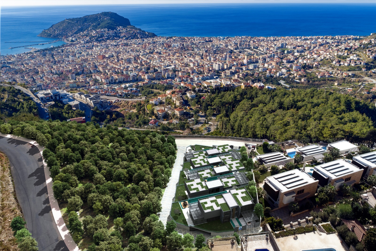 Alanya'da lüks özel villalar