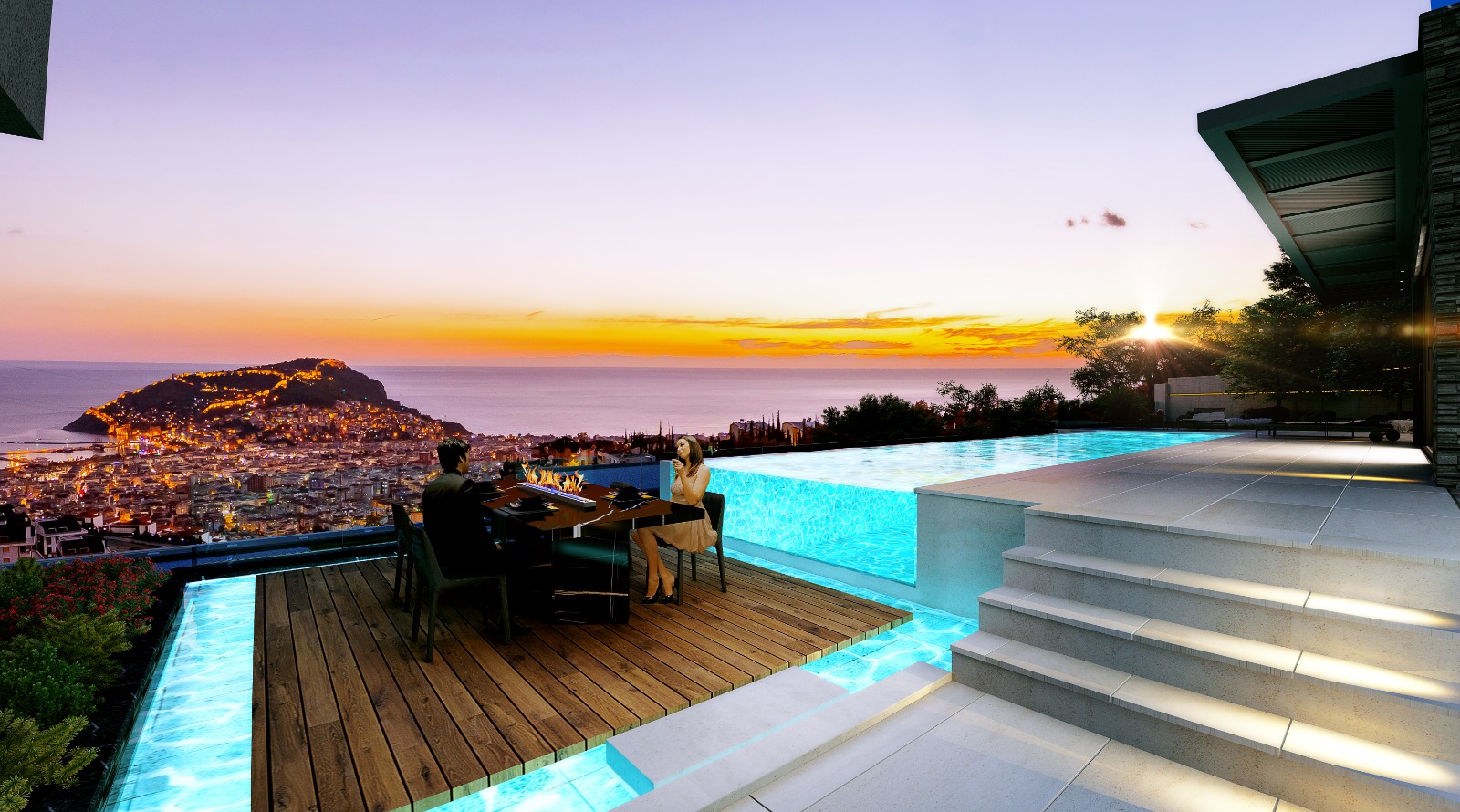Alanya'da lüks özel villalar