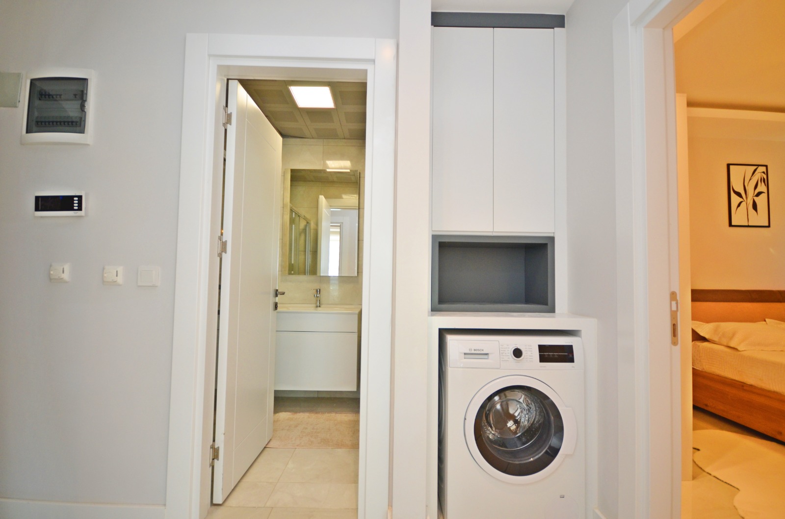A 2-bedroom apartment on the first line in Mahmutlar – sea view, heated floors, from the owner