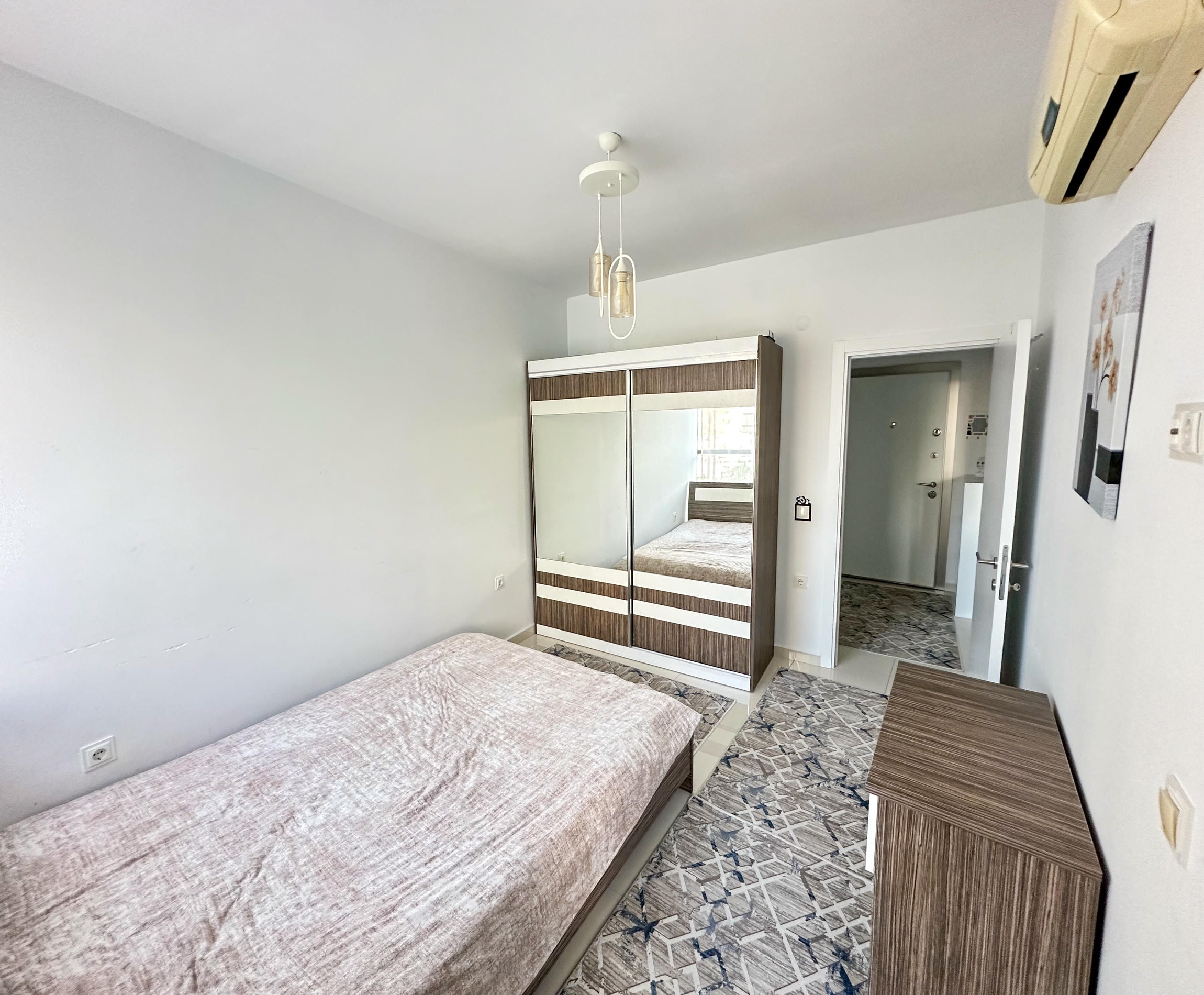 Kestel'de 1+1 daire – eşyalı, harika fiyat