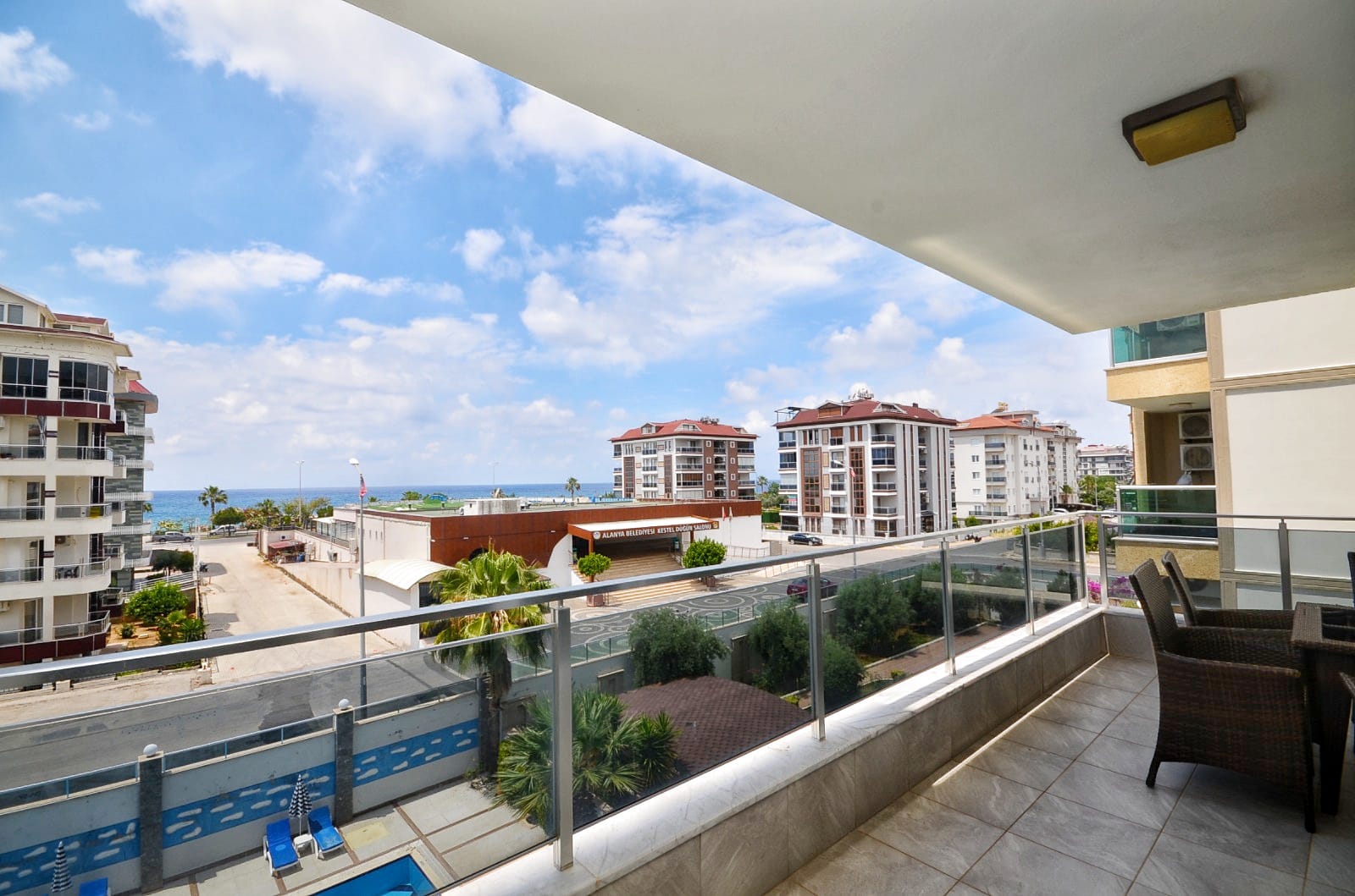 2+1 apartment in Alanya, Kestel district – furnished and with sea views
