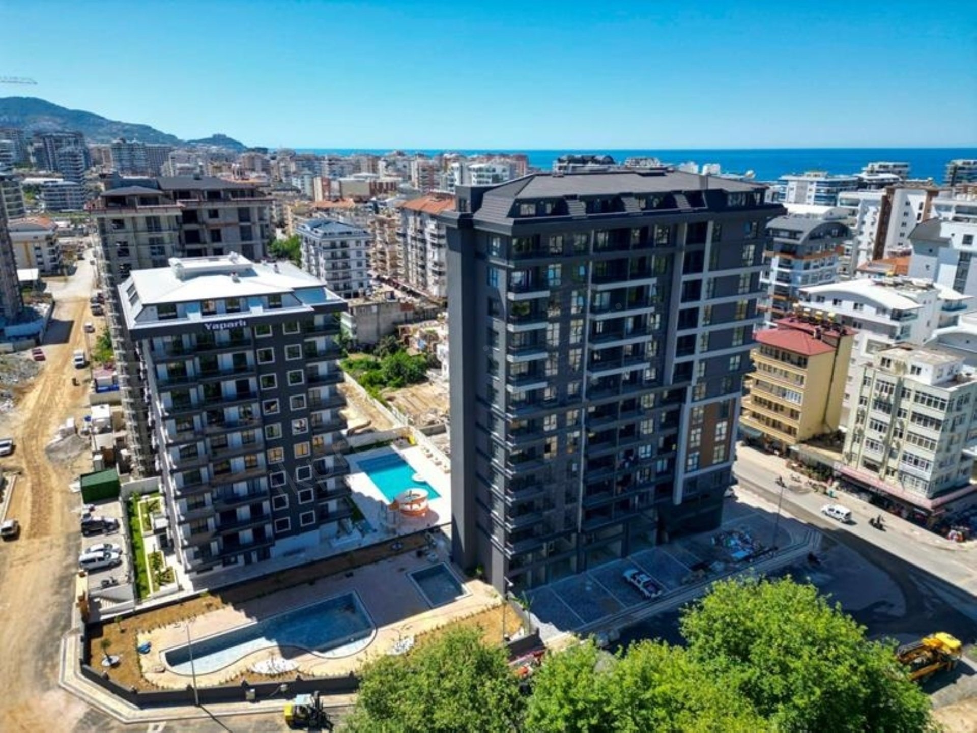 Deniz manzaralı havuzlu konutlar: deniz kenarında satılık 1+1 daire, Türkiye — New Level Group