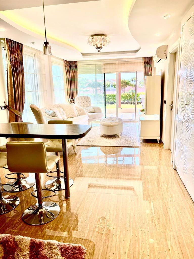 Alanya, Konaklı Bölgesi, Otel Konseptli Rezidans İçinde Bahçeli Daire