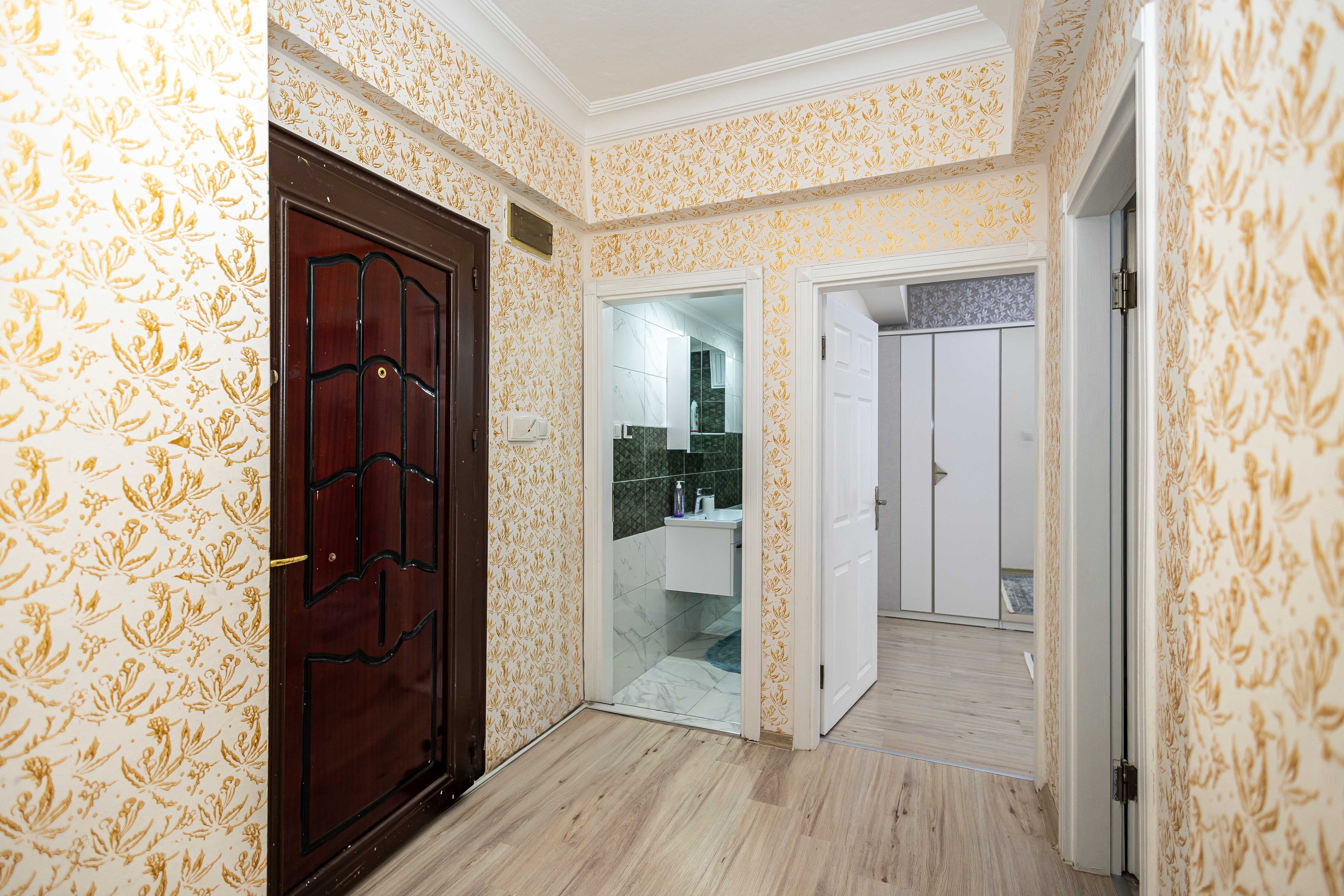 Квартира 3+1 с мебелью и отдельной кухней в районе Оба - 450 м до моря
