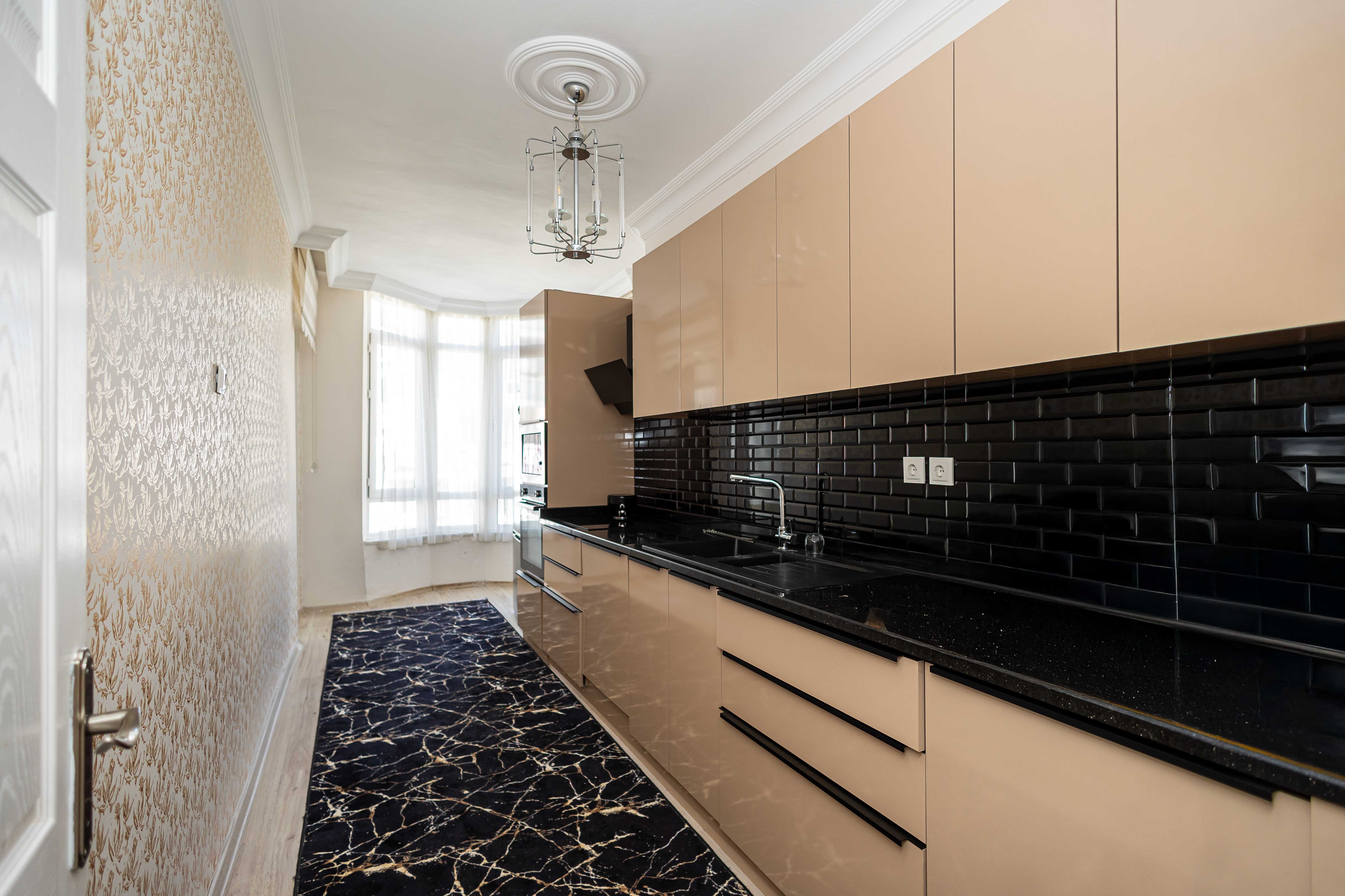 Квартира 3+1 с мебелью и отдельной кухней в районе Оба - 450 м до моря