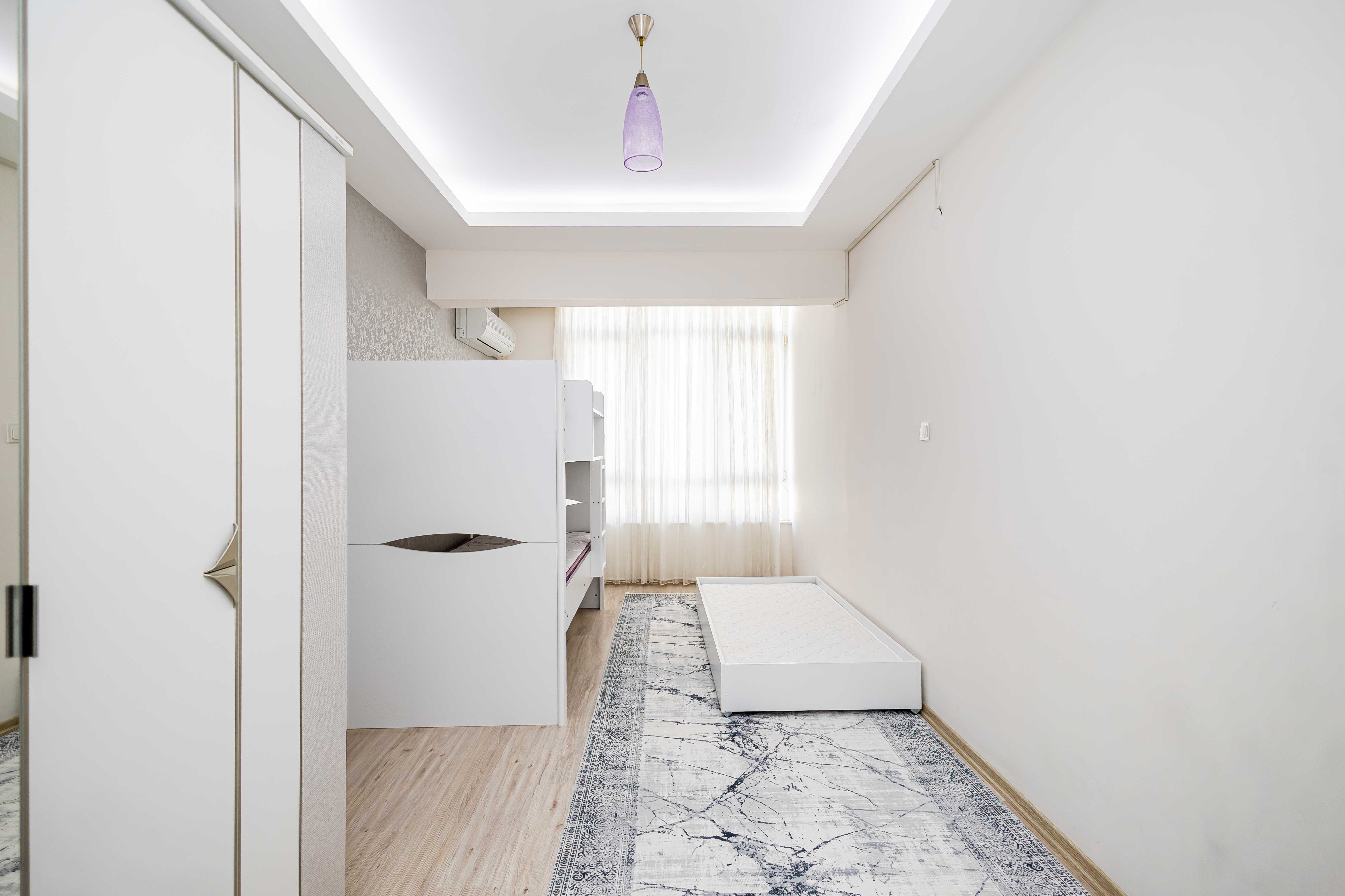 Квартира 3+1 с мебелью и отдельной кухней в районе Оба - 450 м до моря