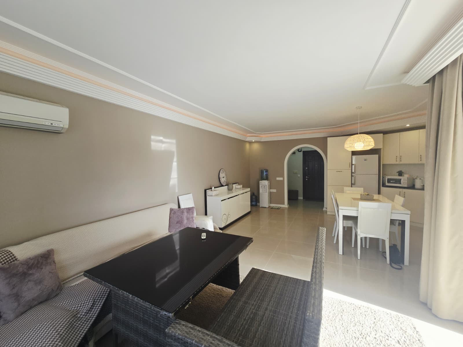 2+1 apartment with a residence permit in the Oba district - furnished, mountain views, comfortable residence