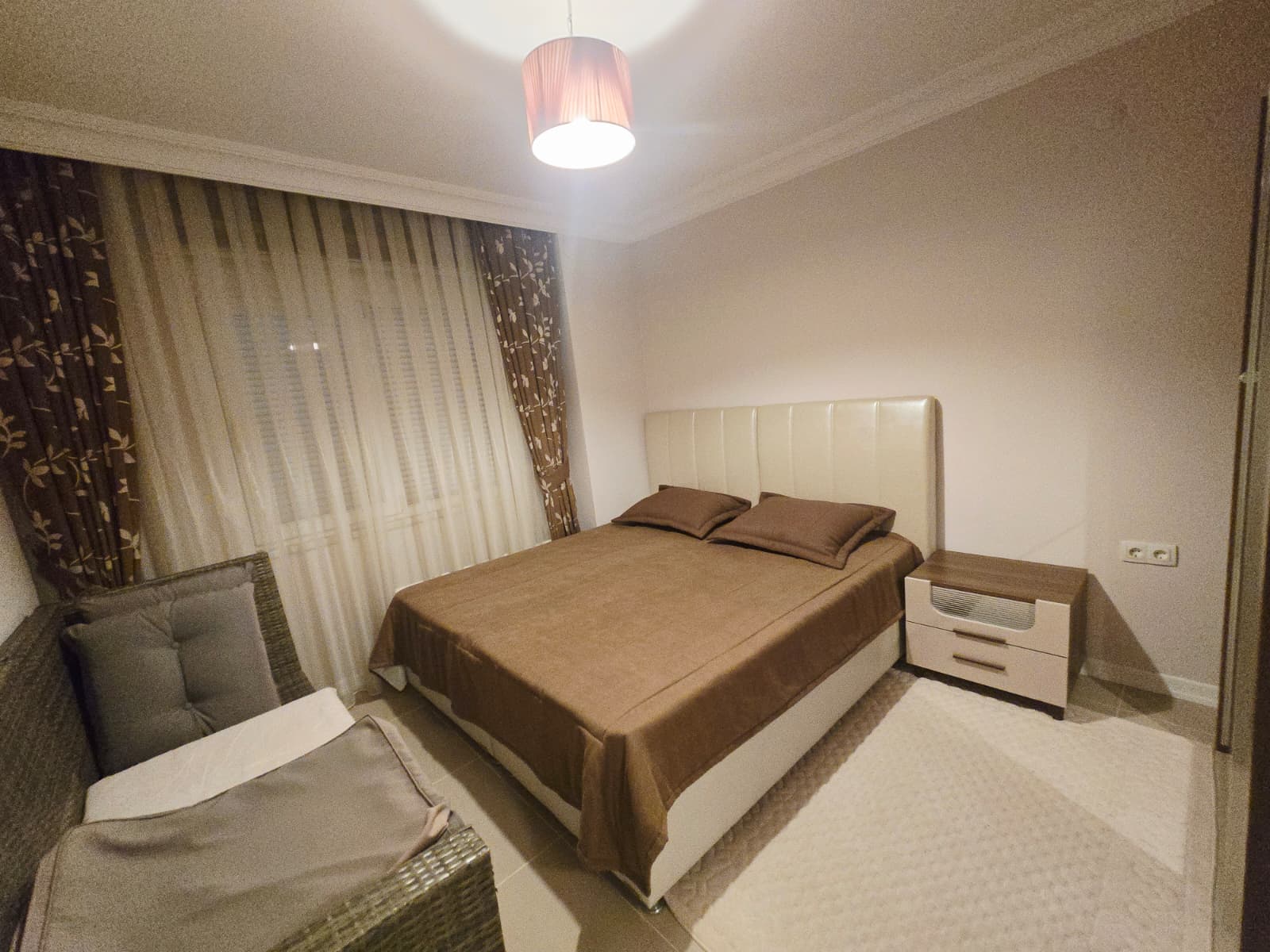 2+1 apartment with a residence permit in the Oba district - furnished, mountain views, comfortable residence