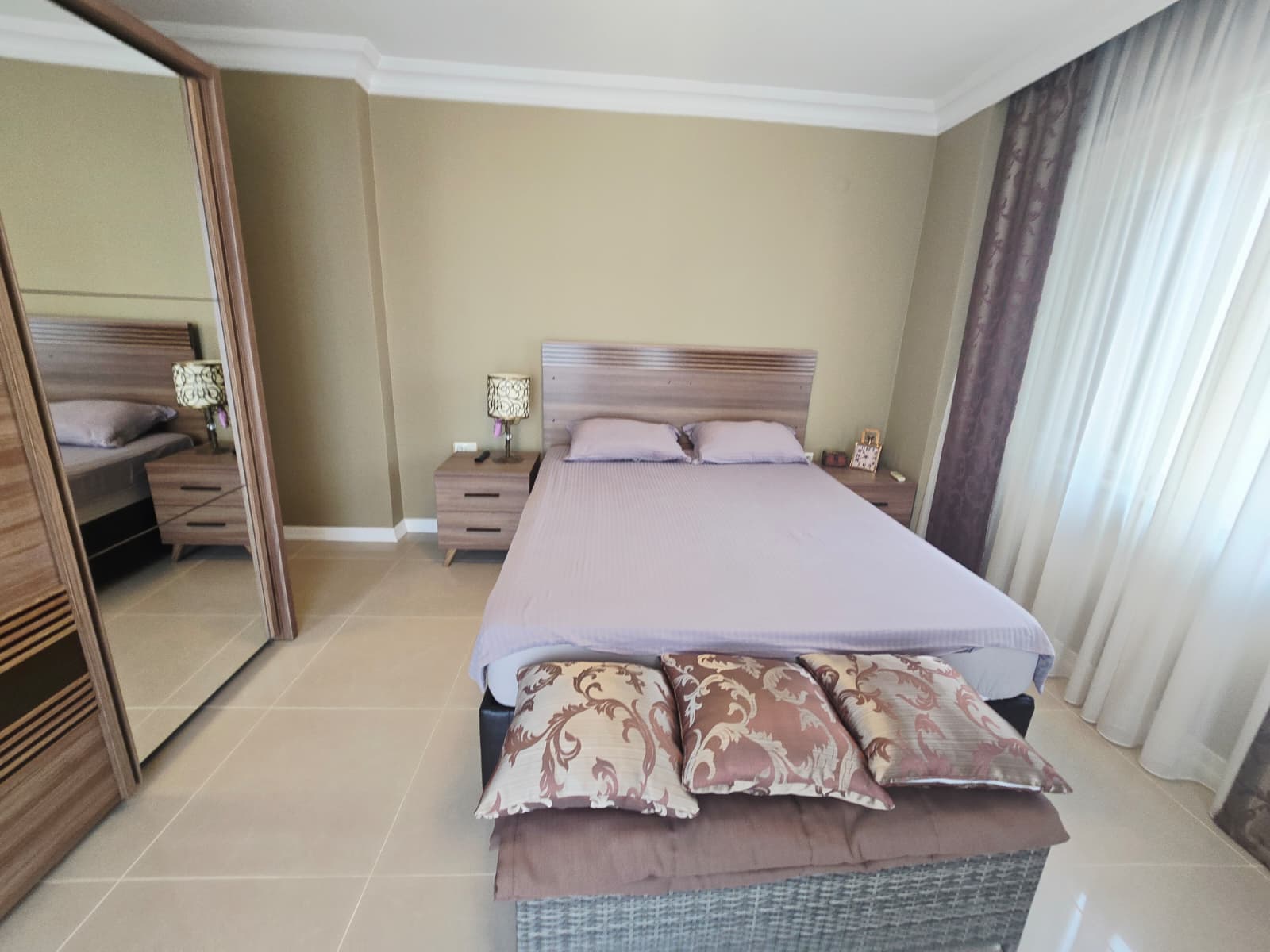 2+1 apartment with a residence permit in the Oba district - furnished, mountain views, comfortable residence