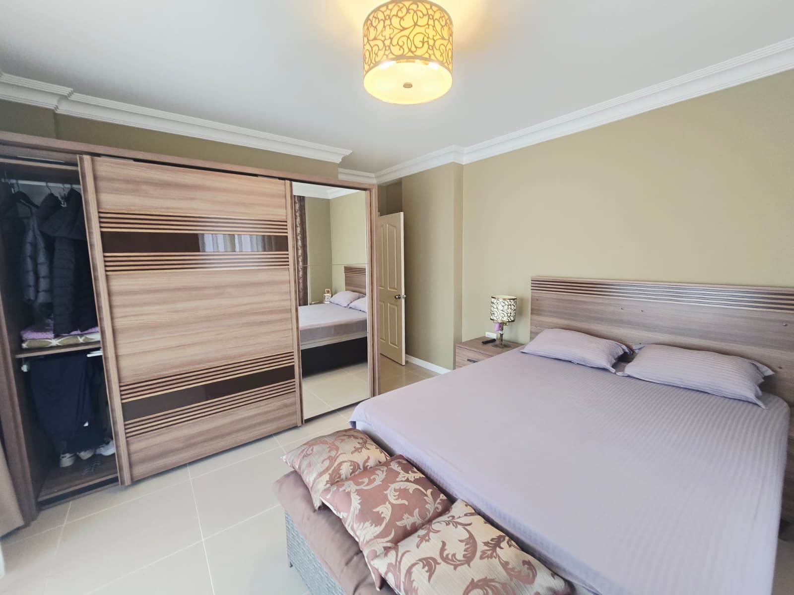 2+1 apartment with a residence permit in the Oba district - furnished, mountain views, comfortable residence