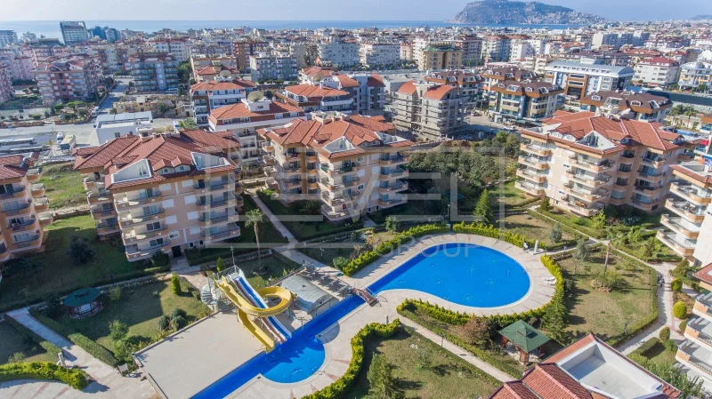 2+1 apartment with a residence permit in the Oba district - furnished, mountain views, comfortable residence