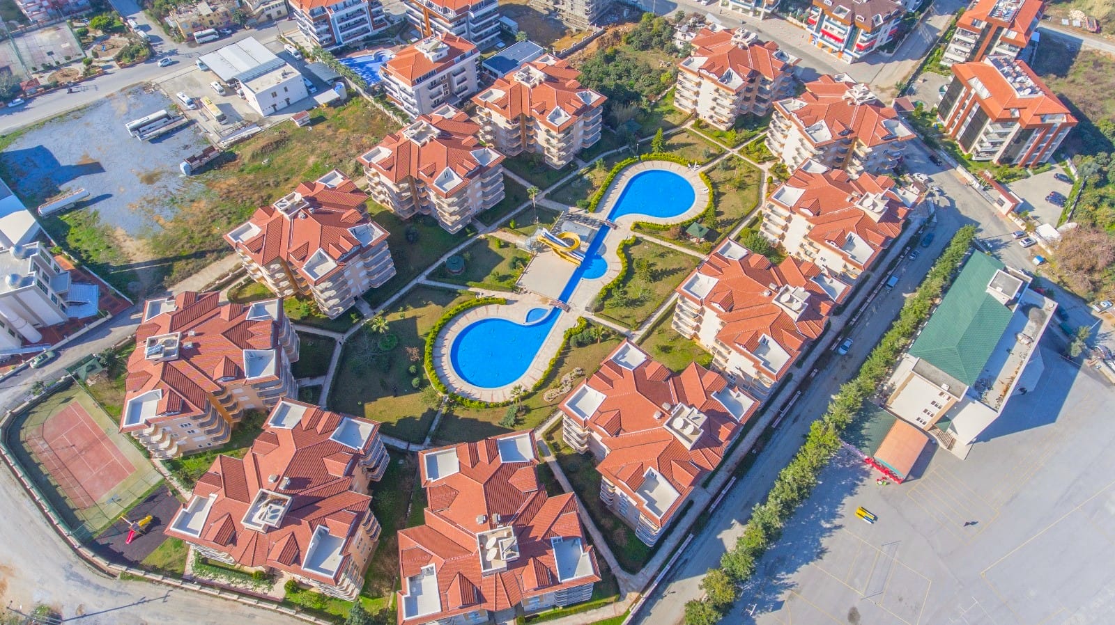 2+1 apartment with a residence permit in the Oba district - furnished, mountain views, comfortable residence