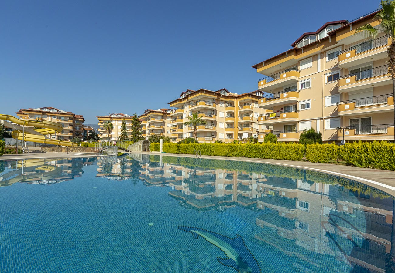2+1 apartment with a residence permit in the Oba district - furnished, mountain views, comfortable residence