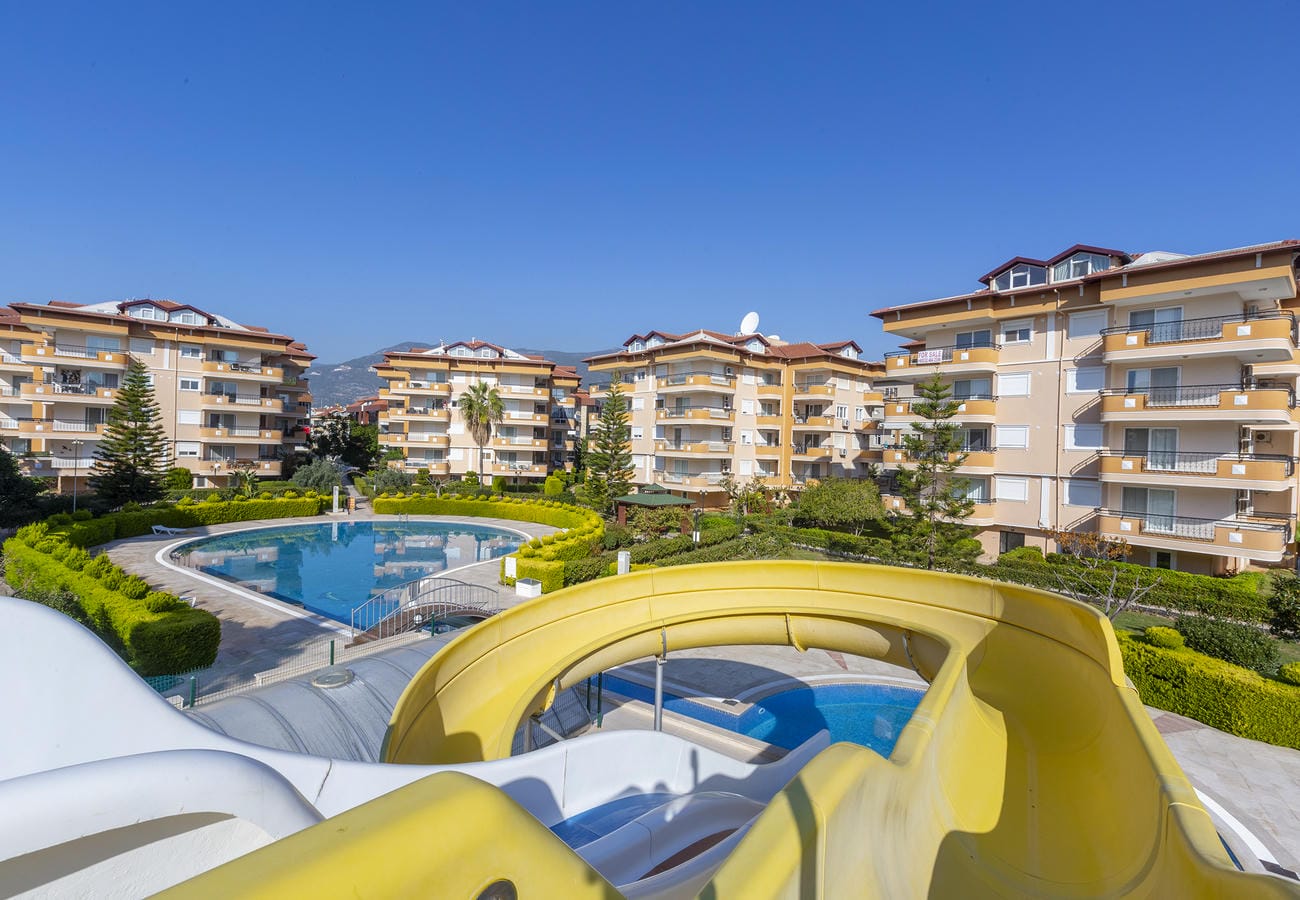 2+1 apartment with a residence permit in the Oba district - furnished, mountain views, comfortable residence