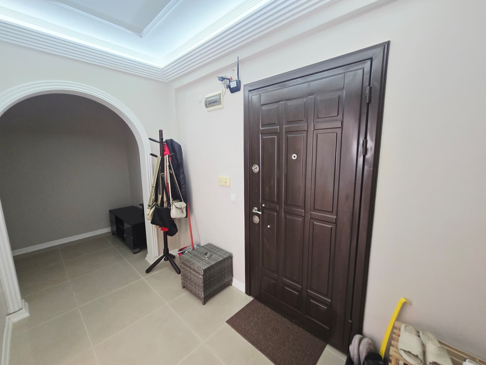 2+1 apartment with a residence permit in the Oba district - furnished, mountain views, comfortable residence