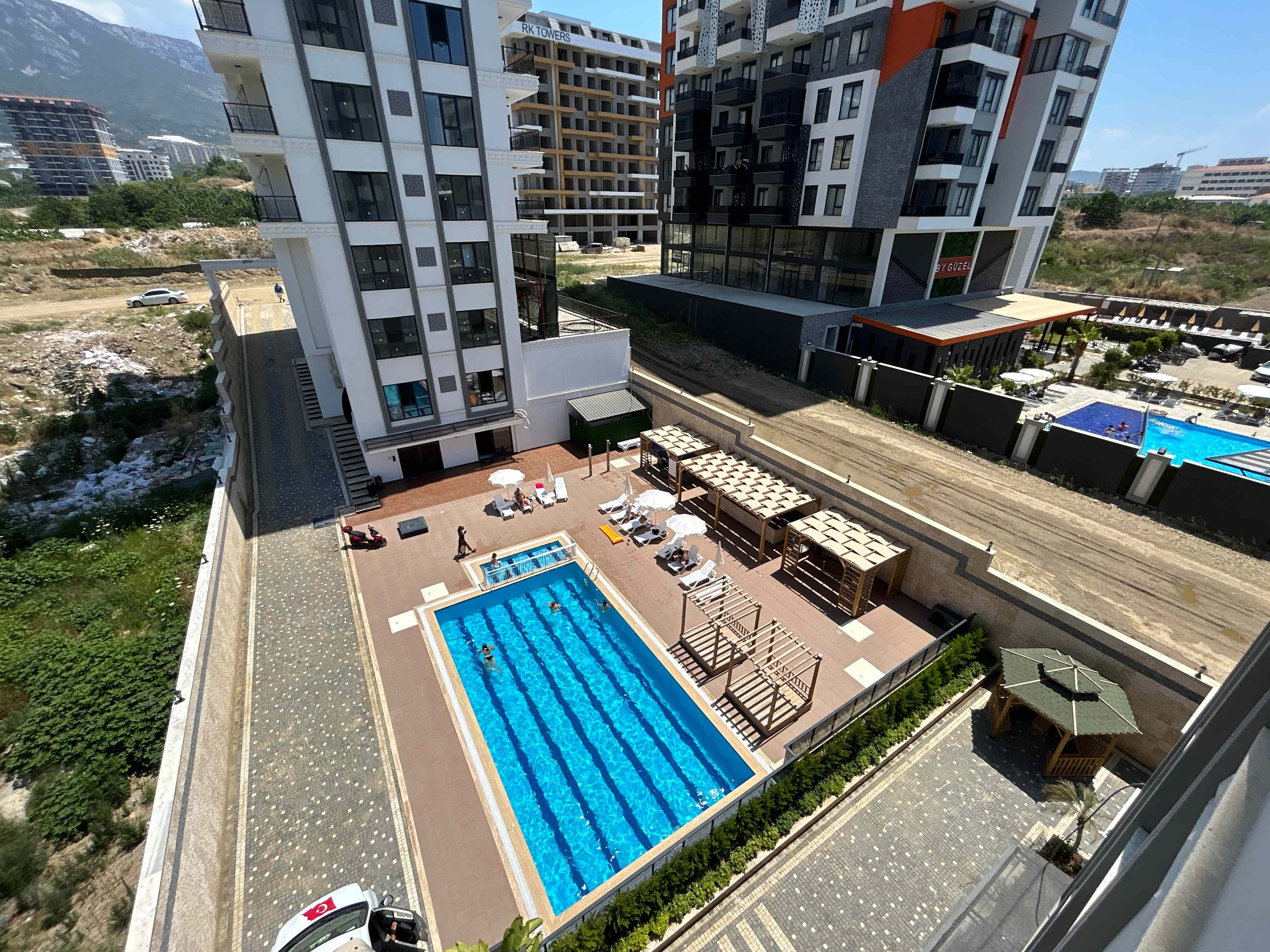 Apartments for citizenship in Mahmutlar – two-room apartments with fine finishing