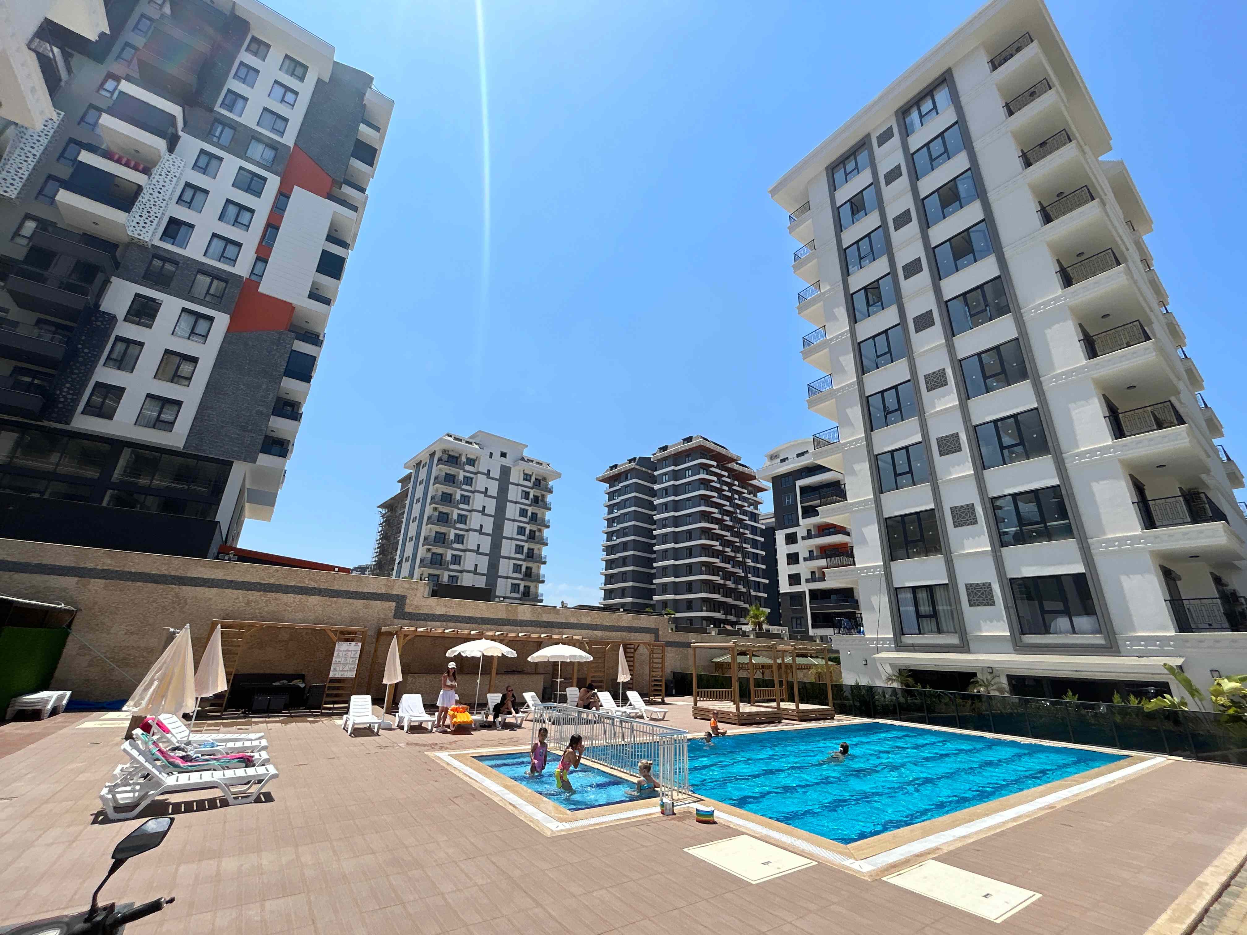 Apartments for citizenship in Mahmutlar – two-room apartments with fine finishing