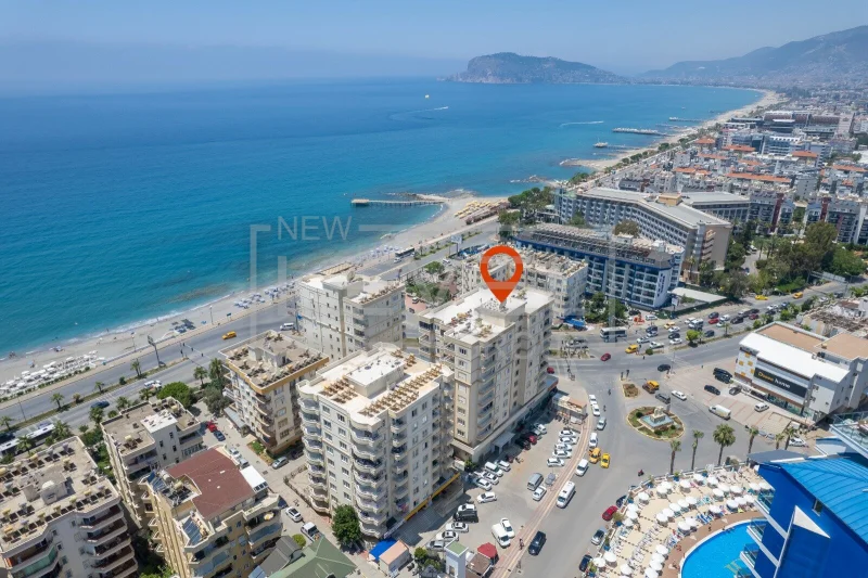 Turkuaz deniz ve konutlar: Tosmur’da satılık 2+1 daire, Alanya’da Türkiye — New Level Group